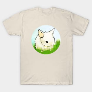 bunny with daisy flower T-Shirt